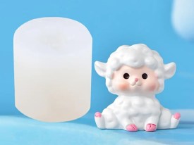 Molde silicona ovejita sentada